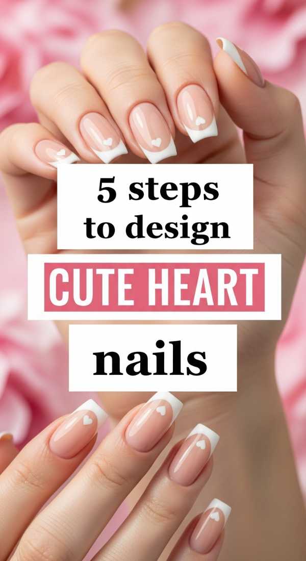 5 Steps To Design Cute Heart Nails 69e5286ed03dc