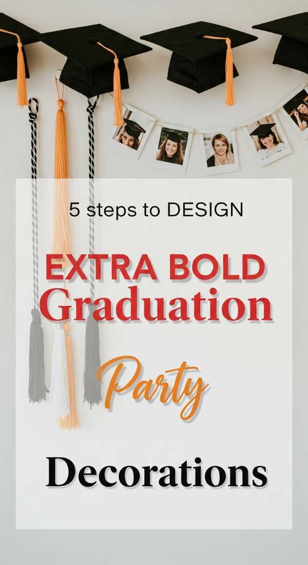 5 Steps To Design Graduation Party Decorations 69e8f8d41d051