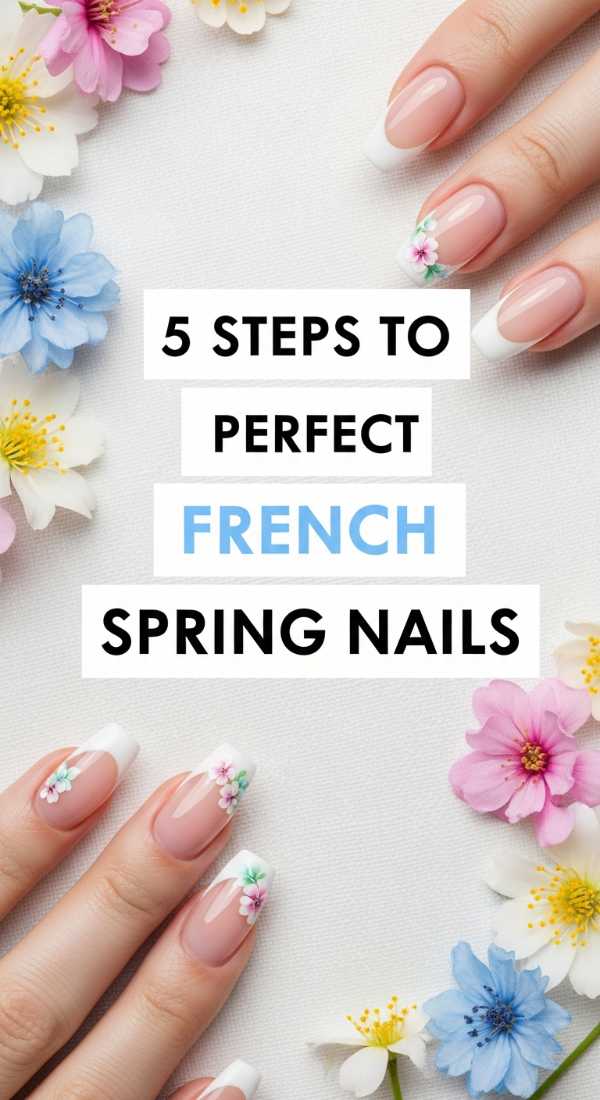 5 Steps To Perfect French Spring Nails 69e3c073ab8a7