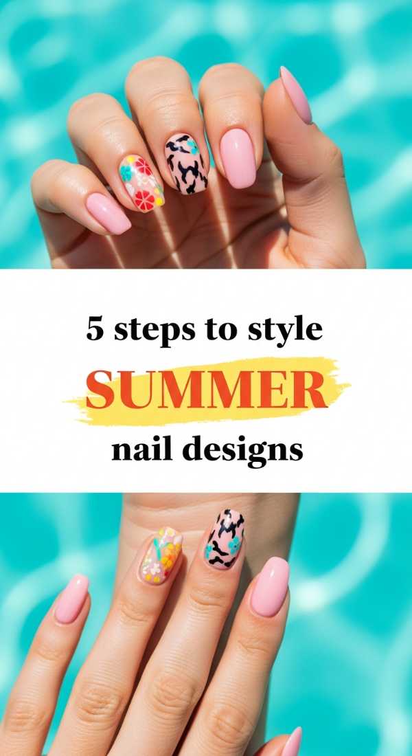 5 Steps To Style Summer Nail Designs 69e3c06bb3727