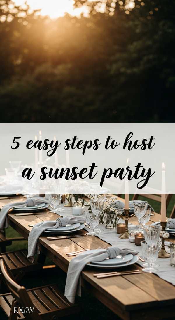 5 Steps To The Perfect Backyard Sunset Party 69e32c4326d9d