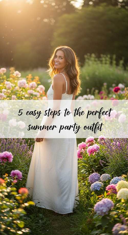 5 Steps to the Perfect Summer Party Outfit