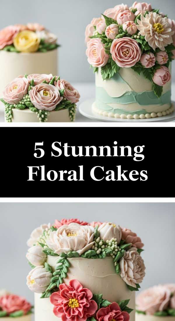 5 Stunning Floral Spring Cake Designs 69f2521771594
