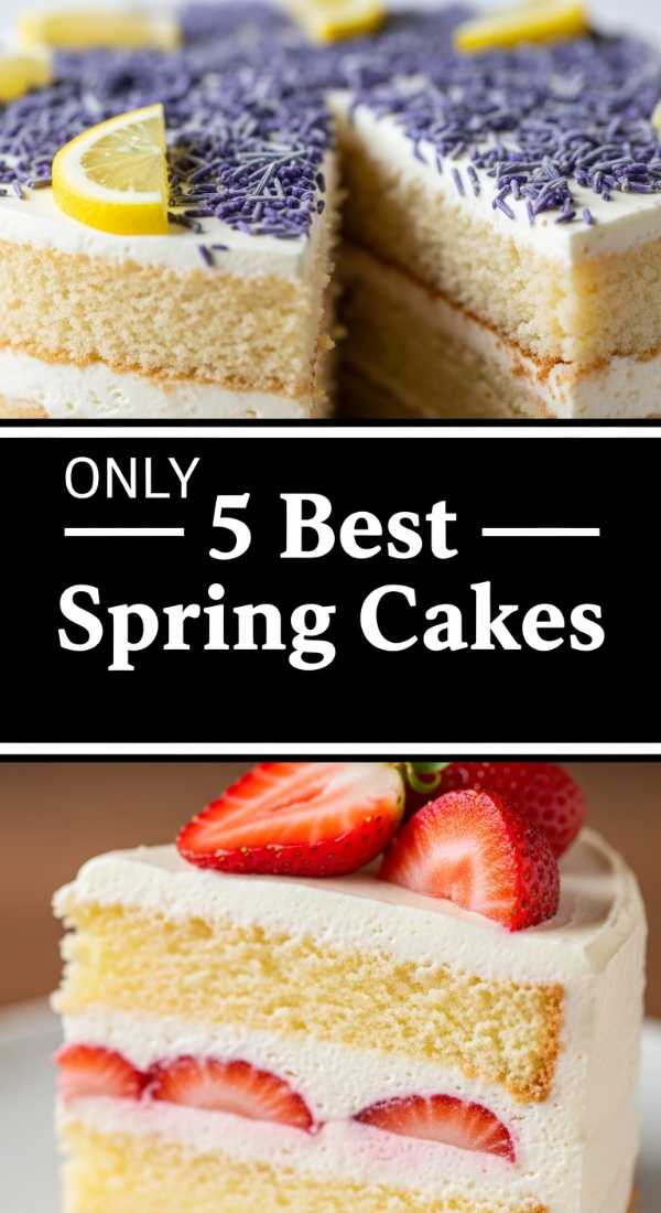 5 Stunning Spring Cake Recipes 69f39465a3ad4
