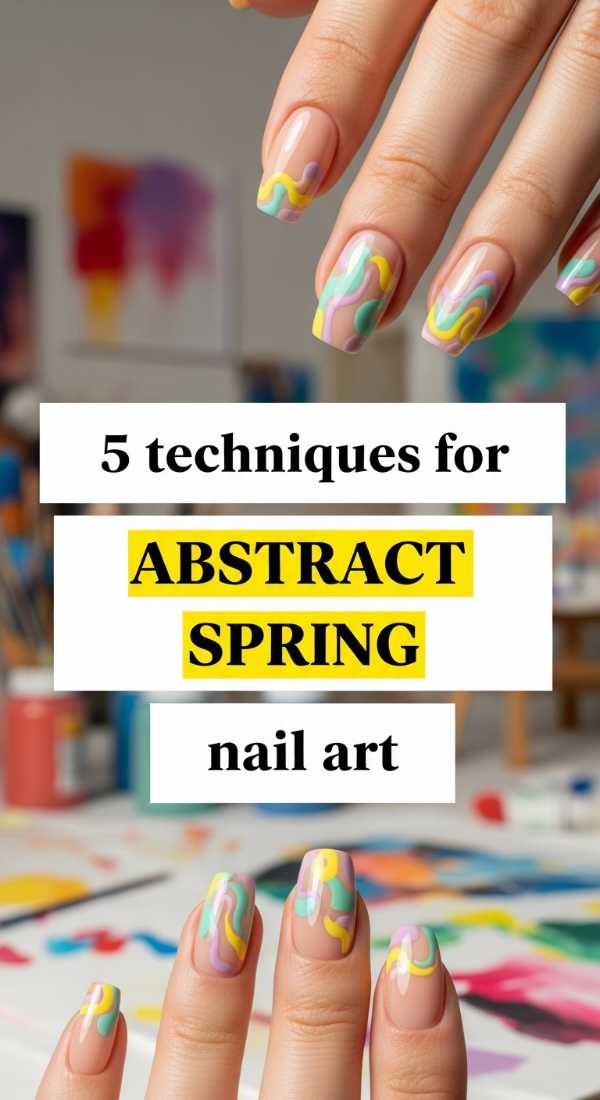 5 Techniques For Abstract Spring Nail Art 69ed0aa7dc285