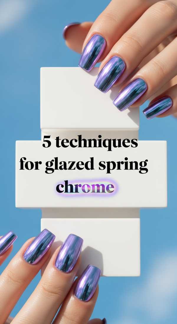 5 Techniques For Glazed Spring Nails Chrome 69efb15245ae7