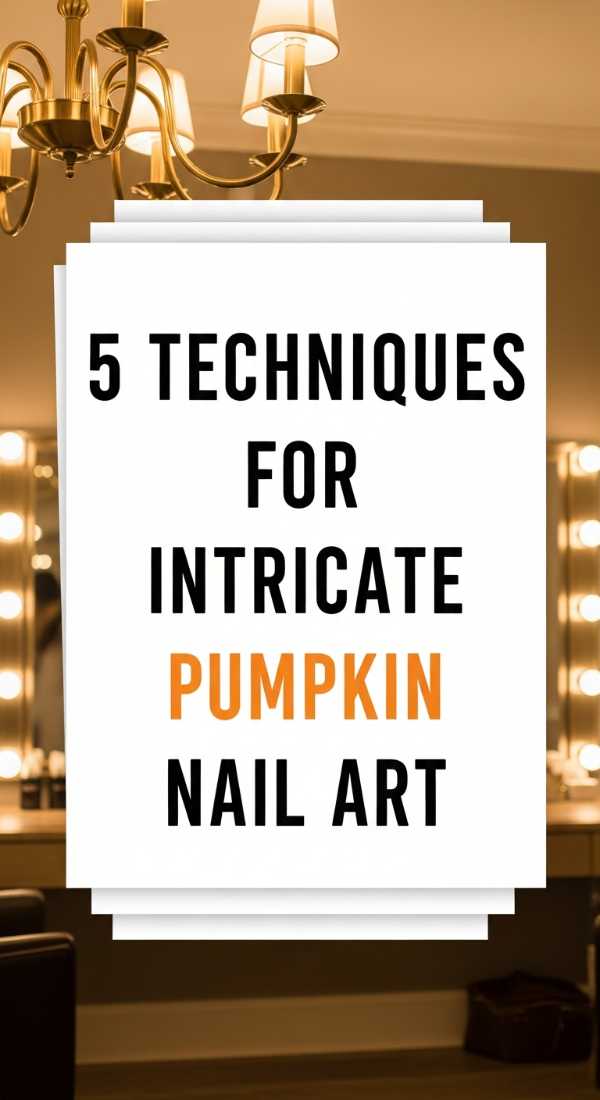 5 Techniques For Intricate Pumpkin Nail Art 69e525104ff13