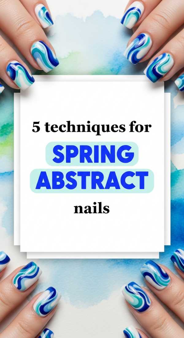 5 Techniques For Spring Abstract Nails 69ea699c4749a