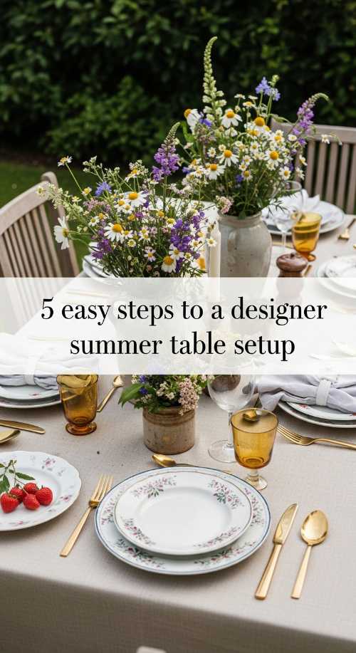 5 Tips for a Designer-Worthy Summer Tablescape