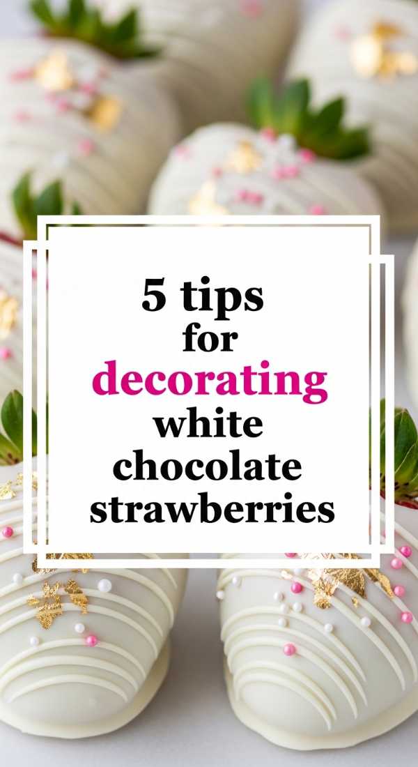 5 Tips For Decorating White Chocolate Strawberries 69f05ac5d049a