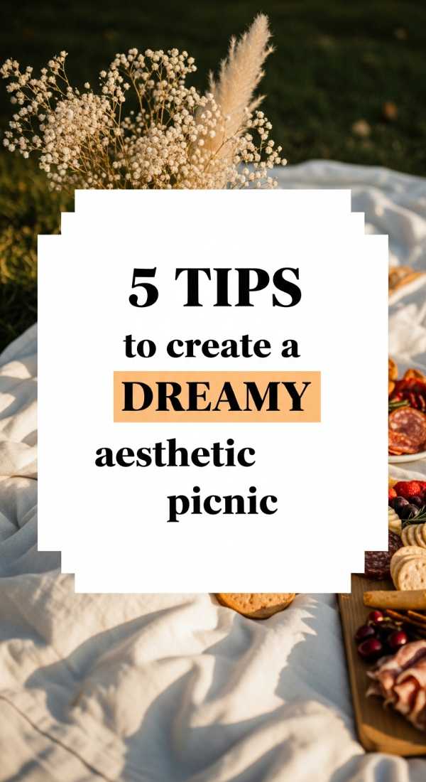 5 Tips To Create A Dreamy Aesthetic Picnic 69e4703062712