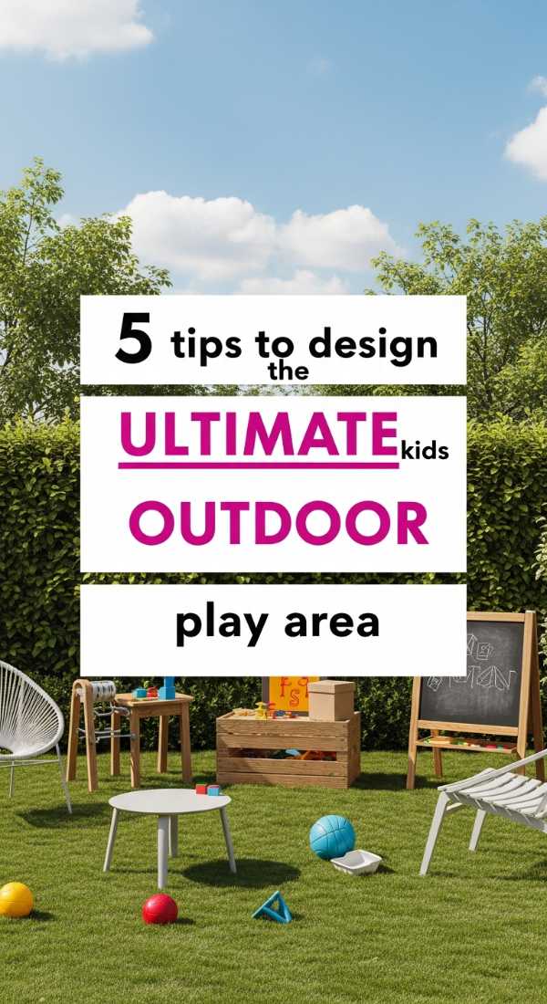 5 Tips To Design The Ultimate Kids Outdoor Play Area 69f0ed9923da0
