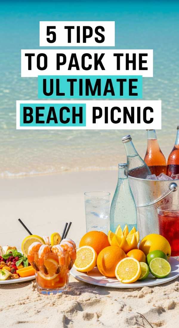 5 Tips To Pack The Ultimate Beach Picnic 69eb7e270bc52