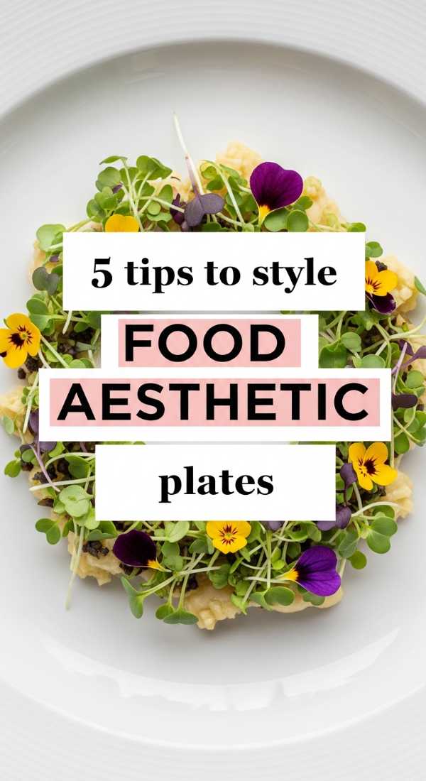 5 Tips To Style Food Aesthetic Plates 69e21f03dedb4