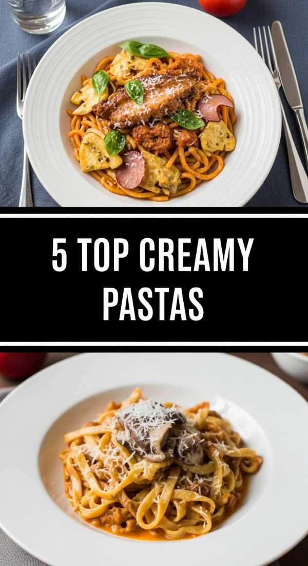 5 Top Creamy Pasta Recipes For A Fancy Dinner 69f3967b1fc3a