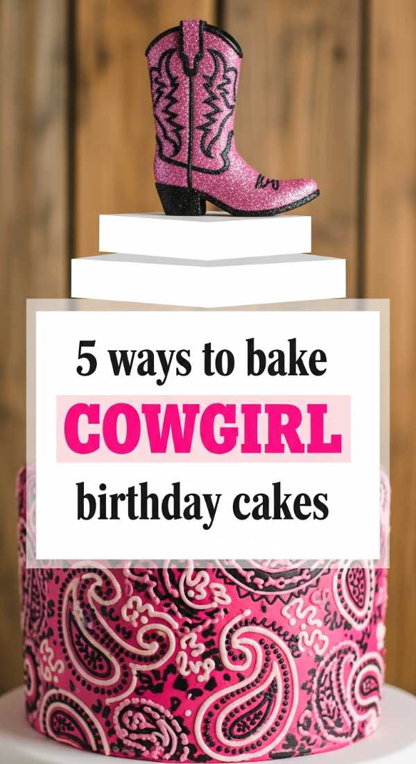 5 Ways To Bake Cowgirl Birthday Cakes 69ef4b772df2e