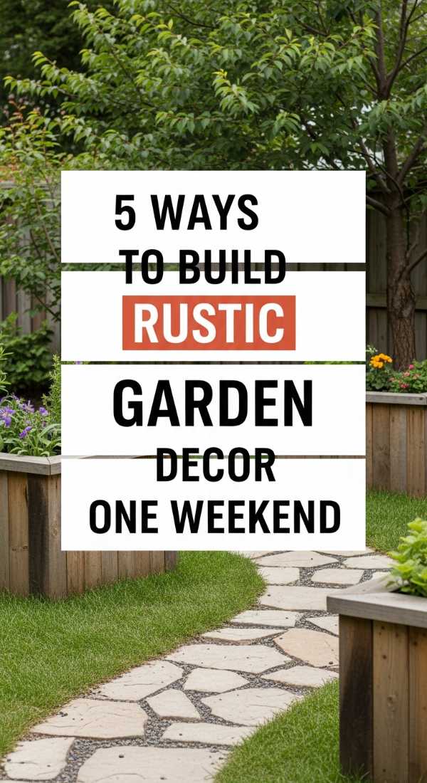 5 Ways To Build Rustic Garden Decor In One Weekend 69e9b100b53f5