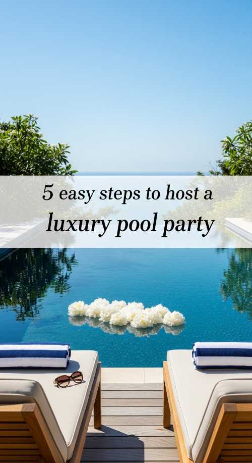 5 Ways to Elevate Your Luxury Pool Party
