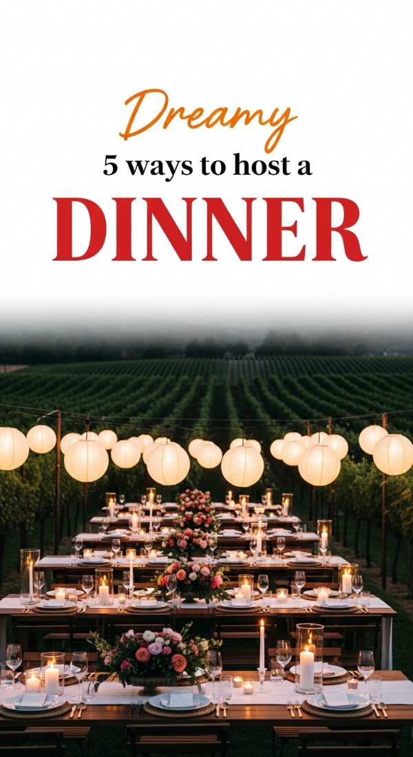 5 Ways To Host A Dreamy Vineyard Dinner 69ee4b62dea47