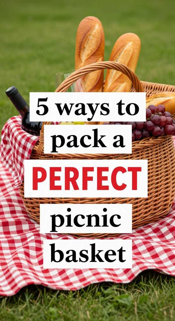 5 Ways To Pack A Perfect Picnic Basket 69efae4ff2768
