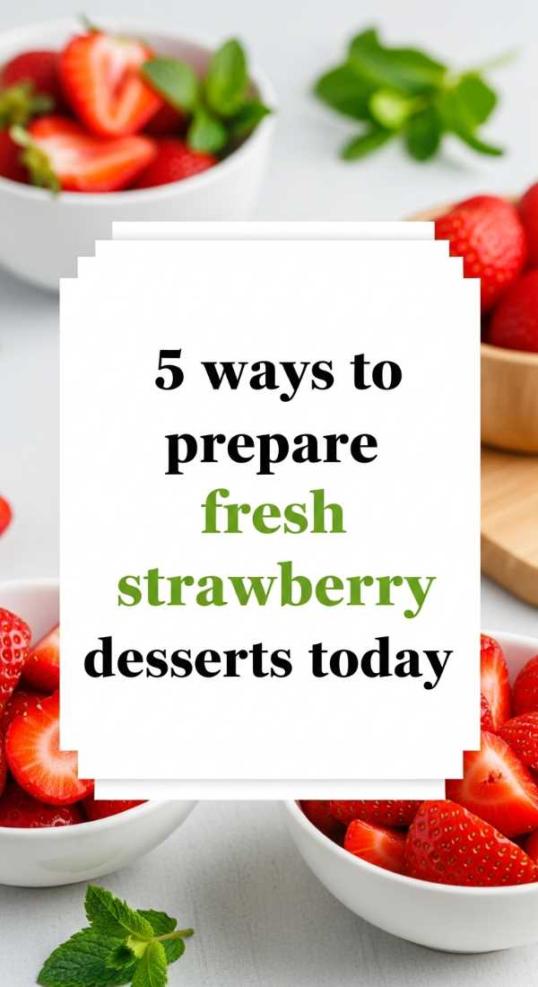 5 Ways To Prepare Fresh Strawberry Desserts Today 69f05ac303f37