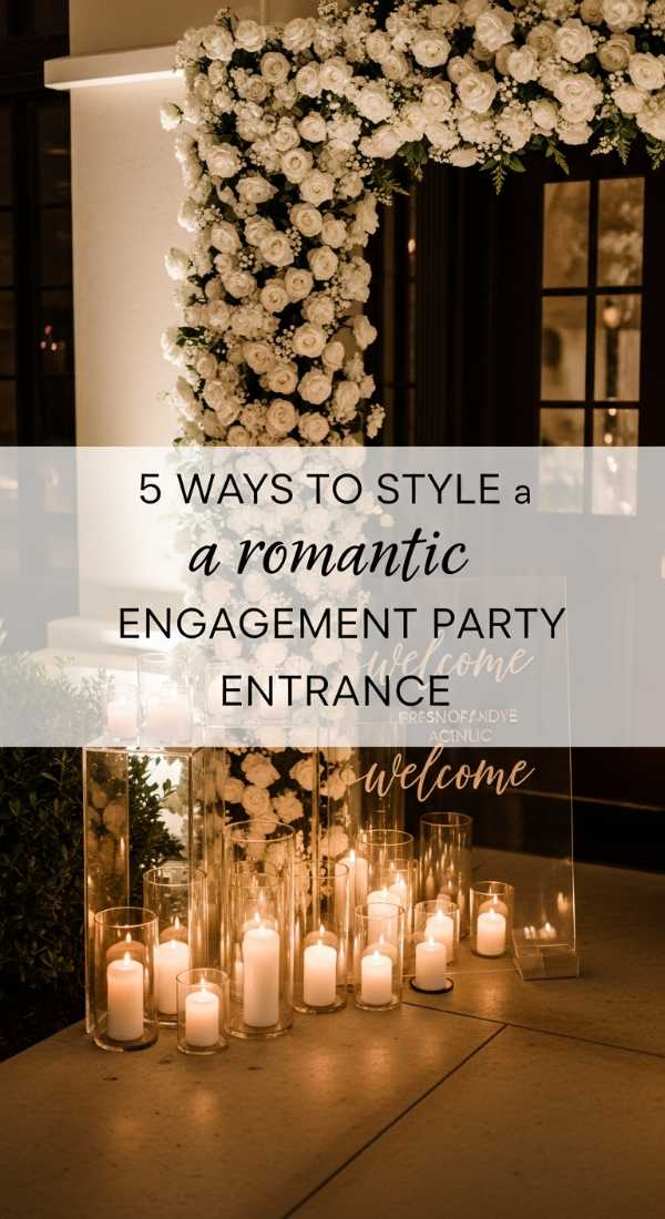 5 Ways To Style A Romantic Engagement Party Entrance 69e32739a8dcb