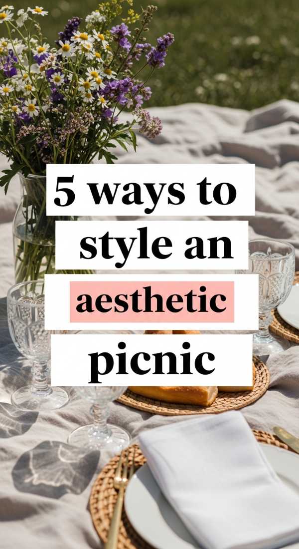 5 Ways To Style An Aesthetic Picnic 69e5d855a35e7
