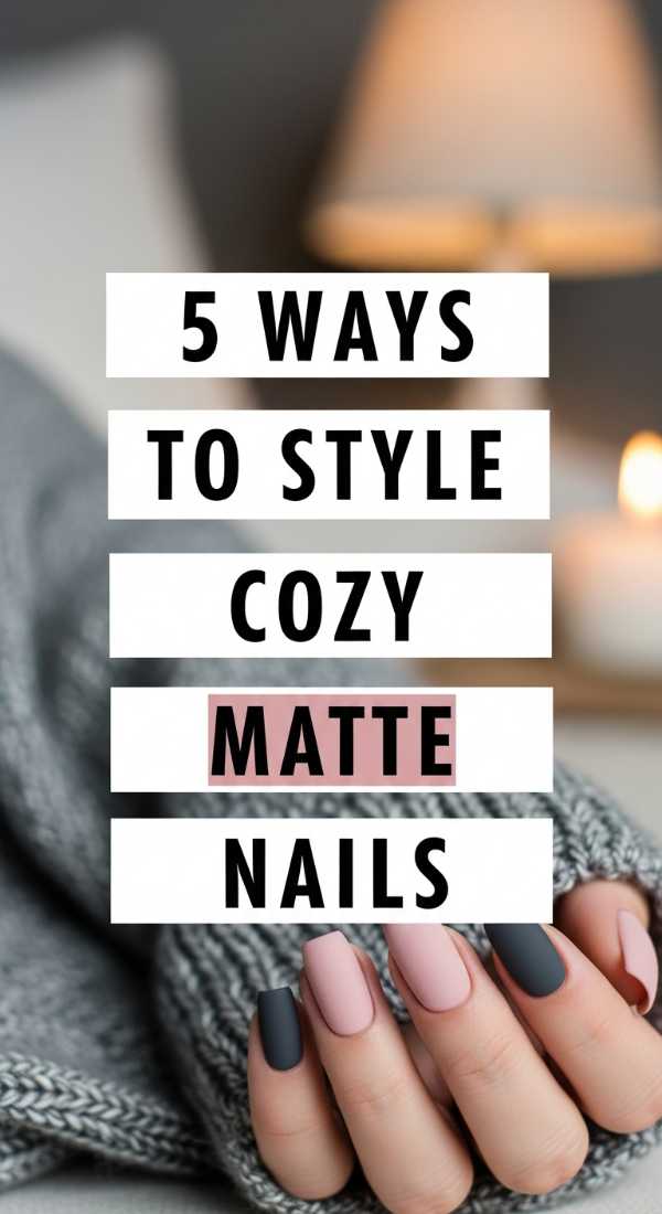 5 Ways To Style Cozy Matte Nails 69e5286c4efe4