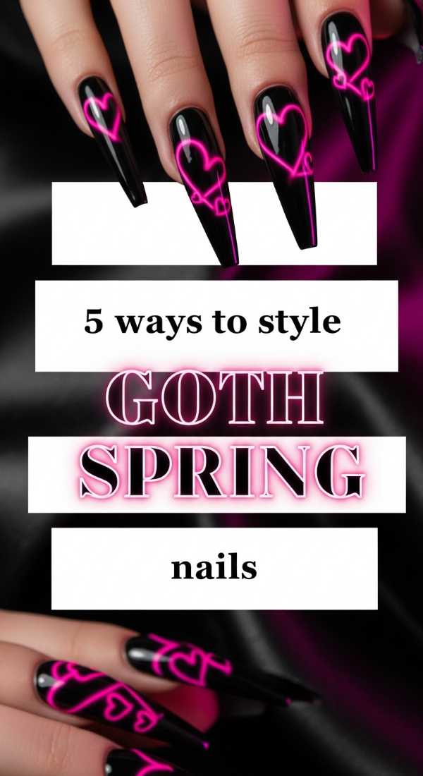 5 Ways To Style Goth Spring Nails 69f2f7f048e50