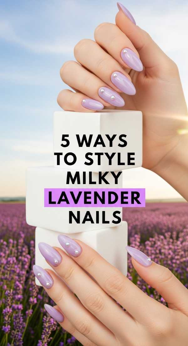 5 Ways To Style Milky Lavender Nails 69ef9552d2524
