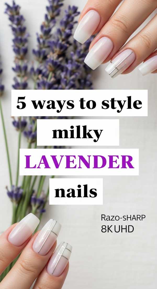 5 Ways To Style Milky Lavender Nails 69ef98e247a29