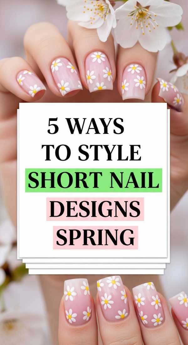5 Ways To Style Short Nail Designs Spring 69e5287b11c26