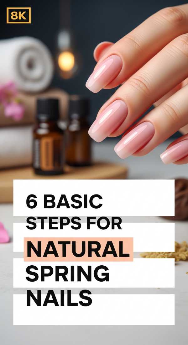 6 Basic Steps For Natural Spring Nails 69ea6895d5bcb