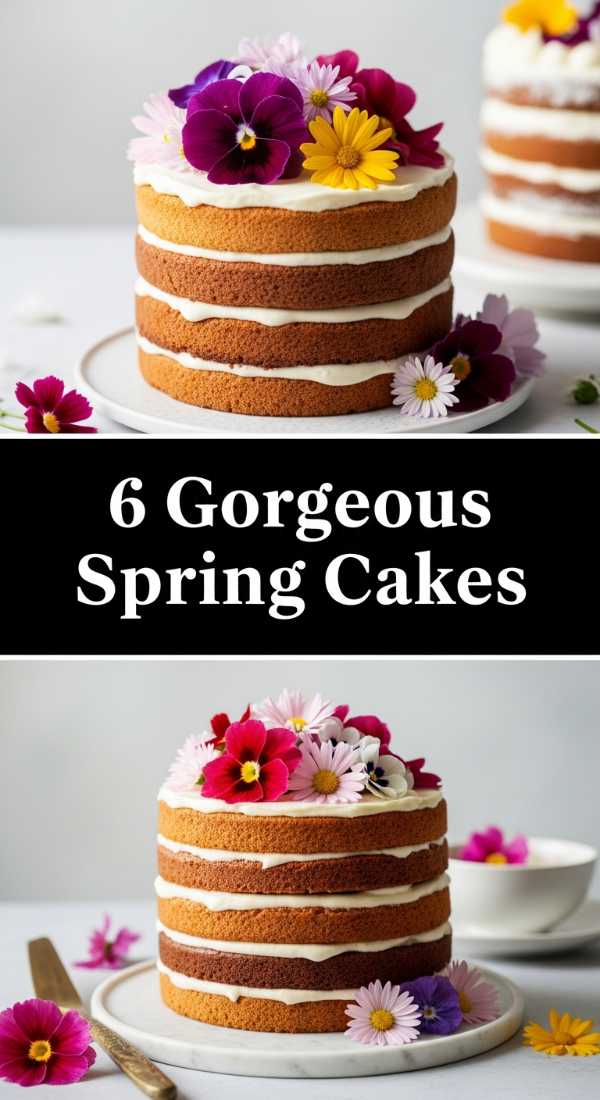 6 Best Floral Spring Cakes Step By Step Guide 69f3944a4829e