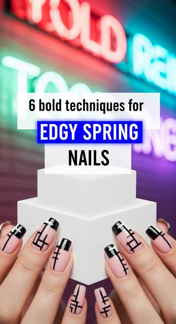 6 Bold Techniques For Edgy Spring Nails 69ea69887fb30