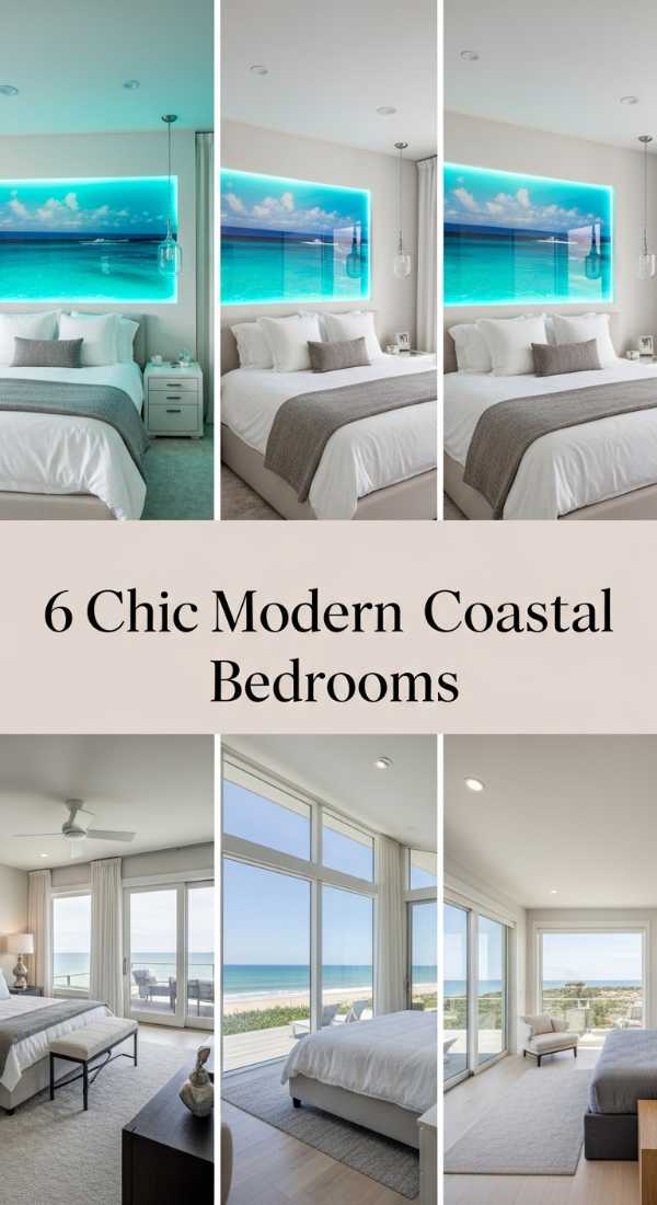 6 Chic Modern Coastal Bedrooms 69f26b40613af