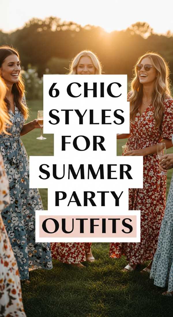 6 Chic Styles For Summer Party Outfits 69f1a8b4b8d68