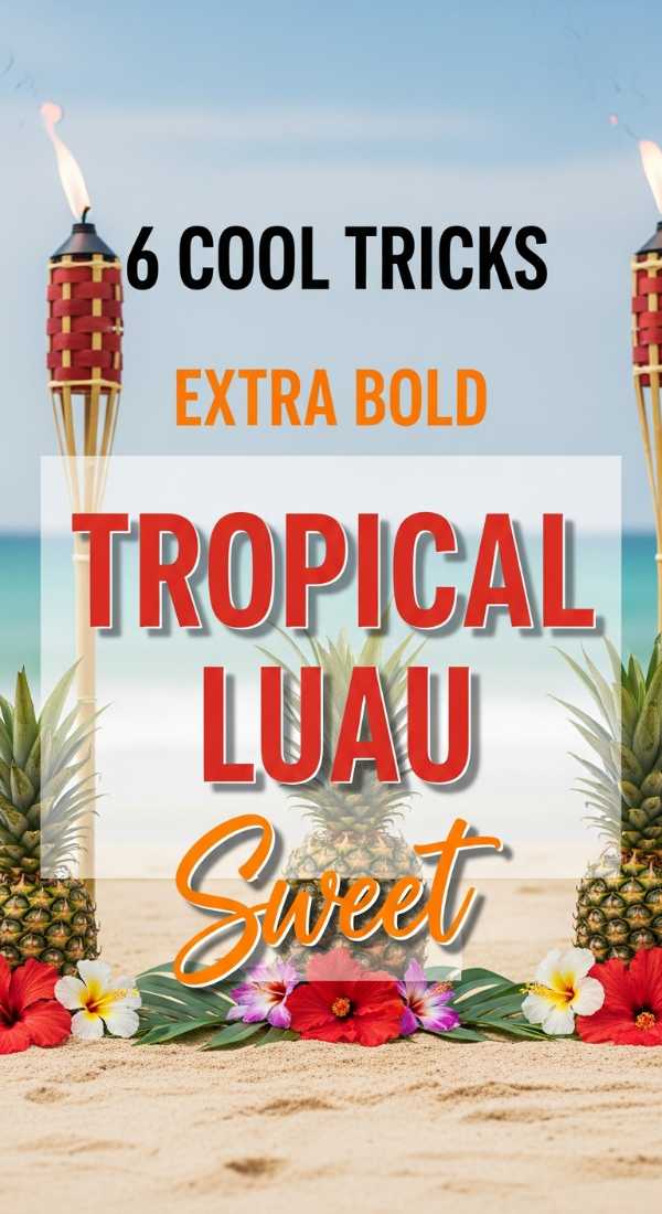 6 Cool Tricks For A Tropical Luau Setup 69e605d6b9eeb