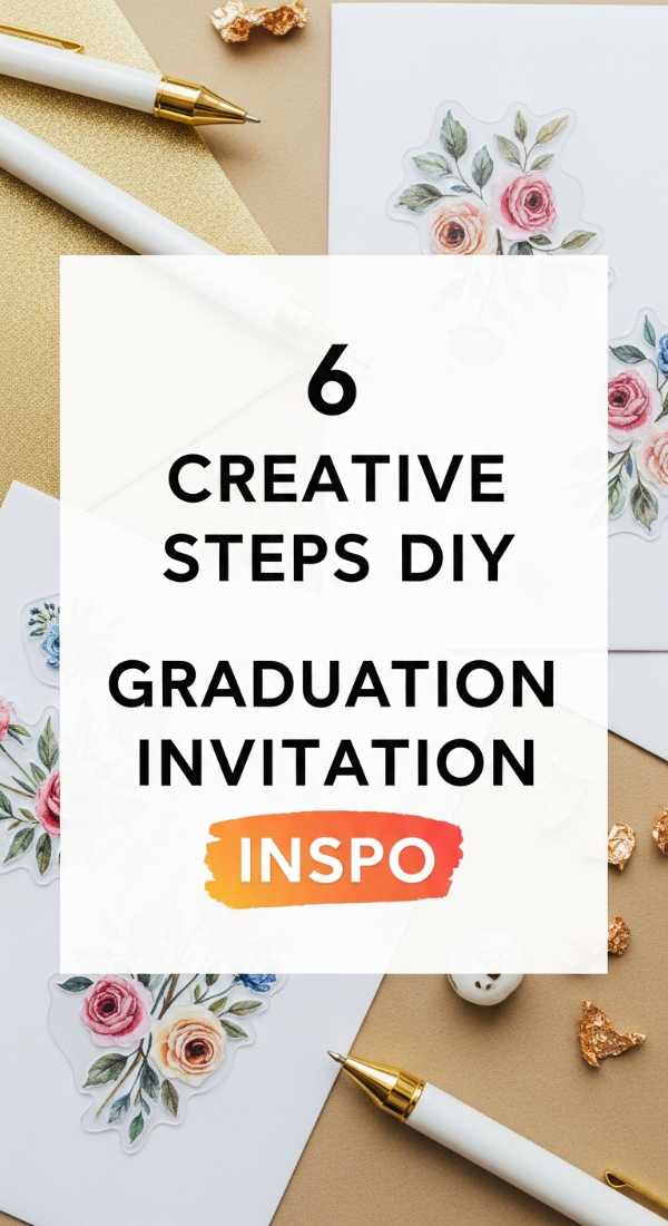 6 Creative Steps For Diy Graduation Invitation Inspo 69e9026408540