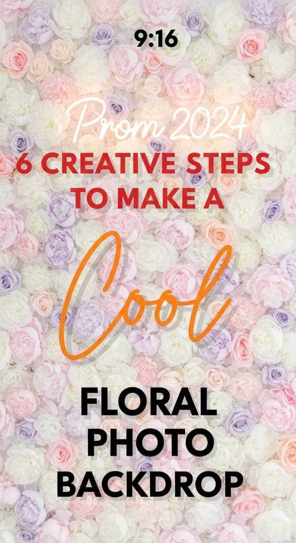 6 Creative Steps To Make A Floral Photo Backdrop 69eb998ebc61d