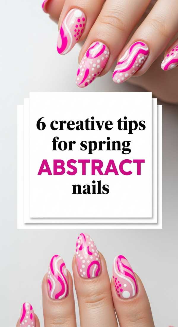 6 Creative Tips For Spring Abstract Nails 69efafa1bc1b8