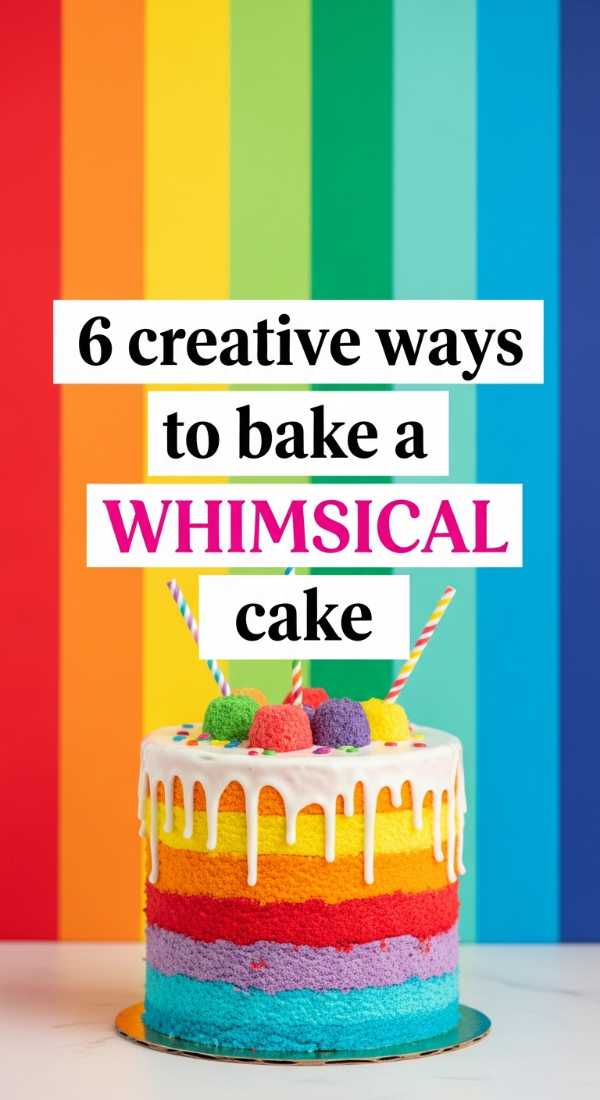 6 Creative Ways To Bake A Whimsical Birthday Cake 69ef4681ef376