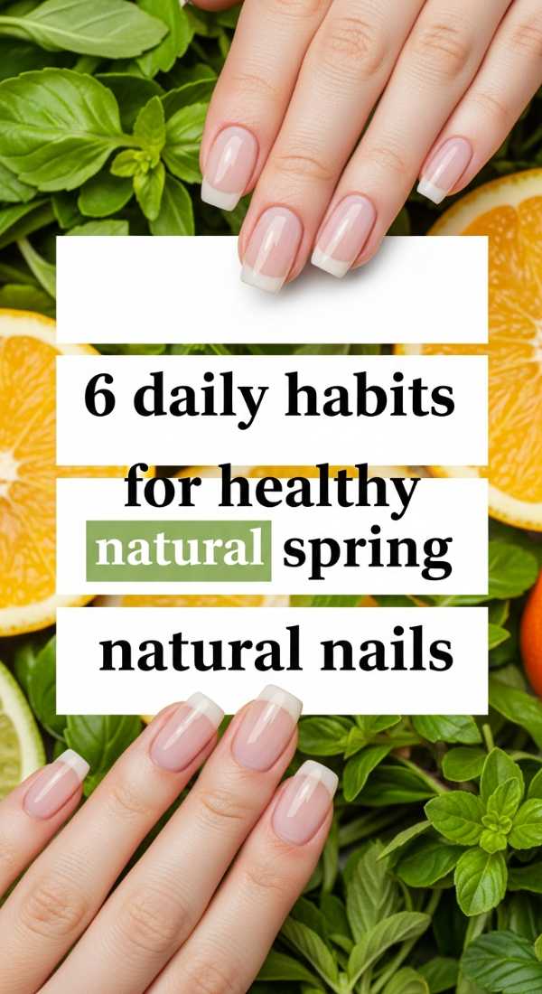 6 Daily Habits For Healthy Spring Natural Nails 69efb153dc203