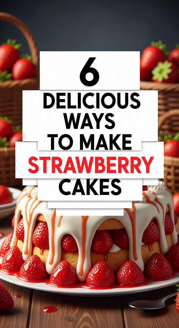 6 Delicious Ways To Make Strawberry Cakes 69ef467d188c9