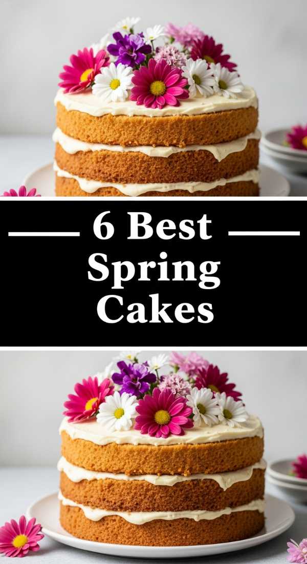 6 Dreamy Spring Cake Designs And Flavors 69f39458d3361