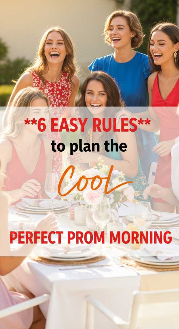 6 Easy Rules To Plan The Perfect Prom Morning 69efa7c1ef3ba