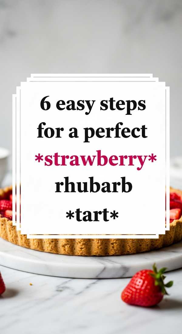 6 Easy Steps For A Perfect Strawberry Rhubarb Tart 69e70bf8ebf18