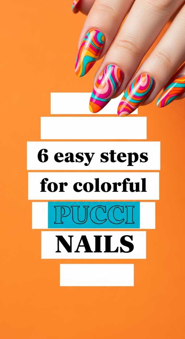 6 Easy Steps For Colorful Pucci Nails 69efaf90a2ef7