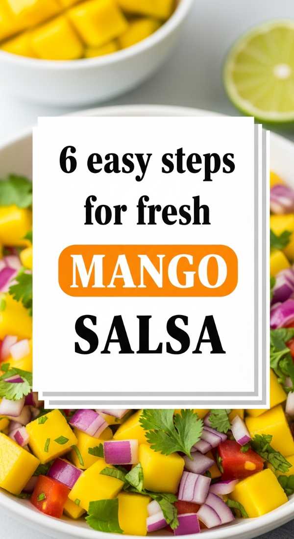 6 Easy Steps For Fresh Mango Salsa 69e9b6e0ad40d