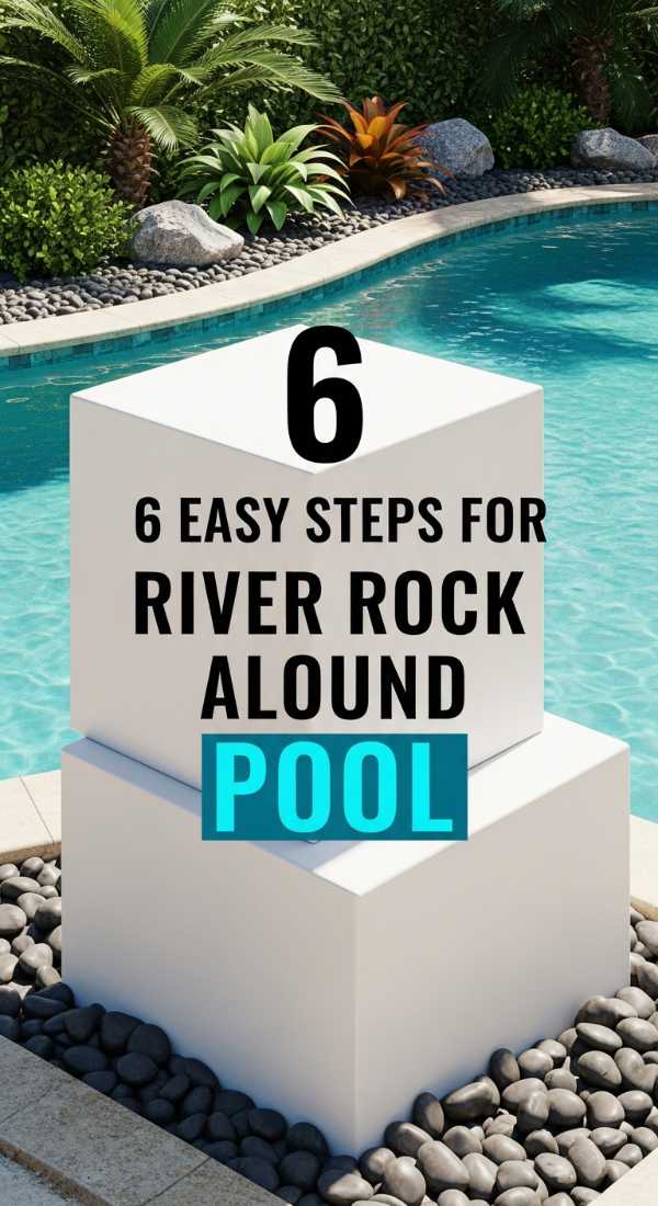 6 Easy Steps For River Rock Around Pool Areas 69ee5bd2c6151